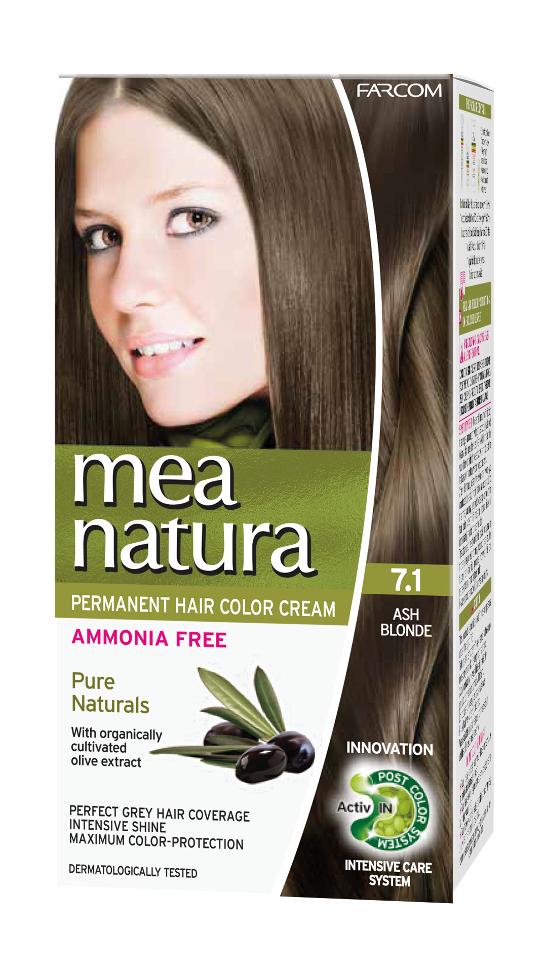 Mea Natura Hair Color 7.1 Ash Blonde