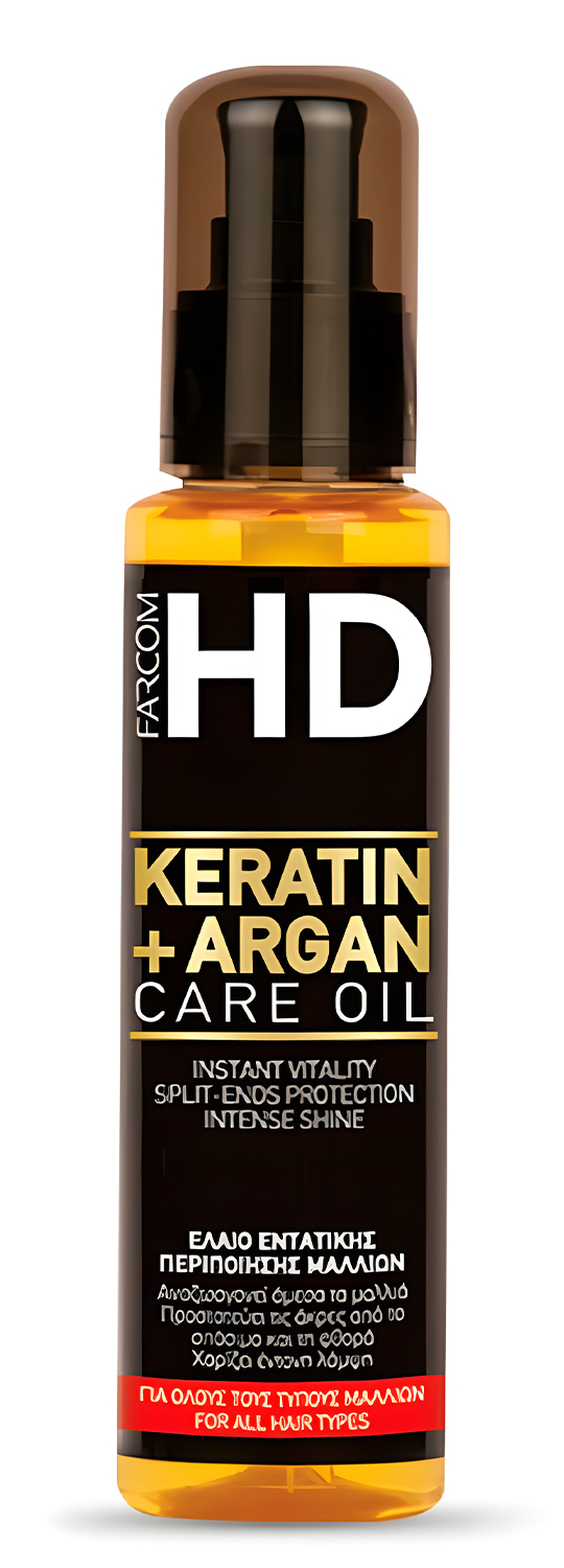 Farcom HD Care Oil In Keratin + Argan - 100 ml
