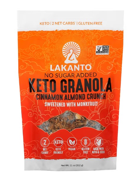 Lakanto Keto Granola Cinnamon Almond Crunch - 11 Oz