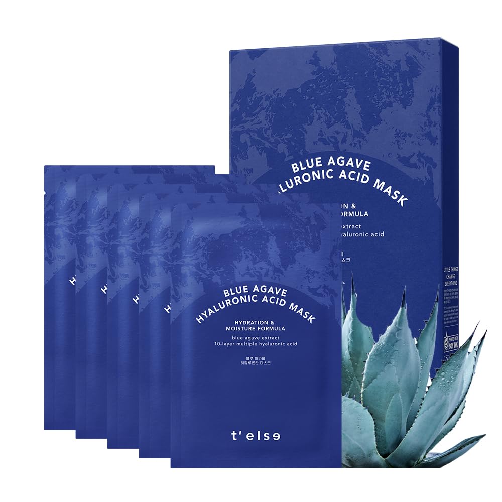 T'Else Blue Agave Hyaluronic Acid Mask 25ml* (5ea) | Nahdi