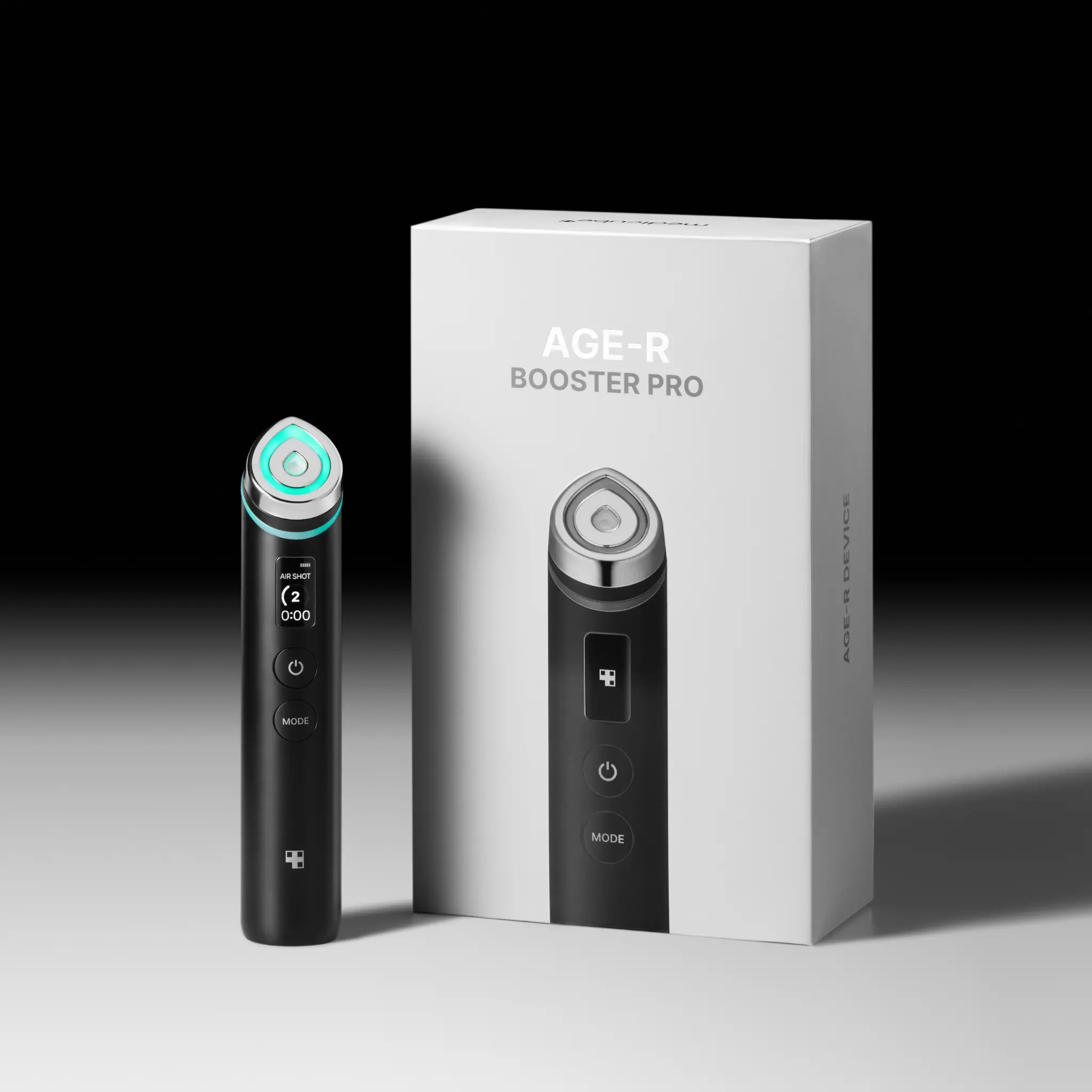 【箱付】AGE-R BOOSTER PRO 美顔器 本体 medicube AGE-R BOOSTER PRO 本体 美顔器 ブラ Amazon.co.jp: メディ