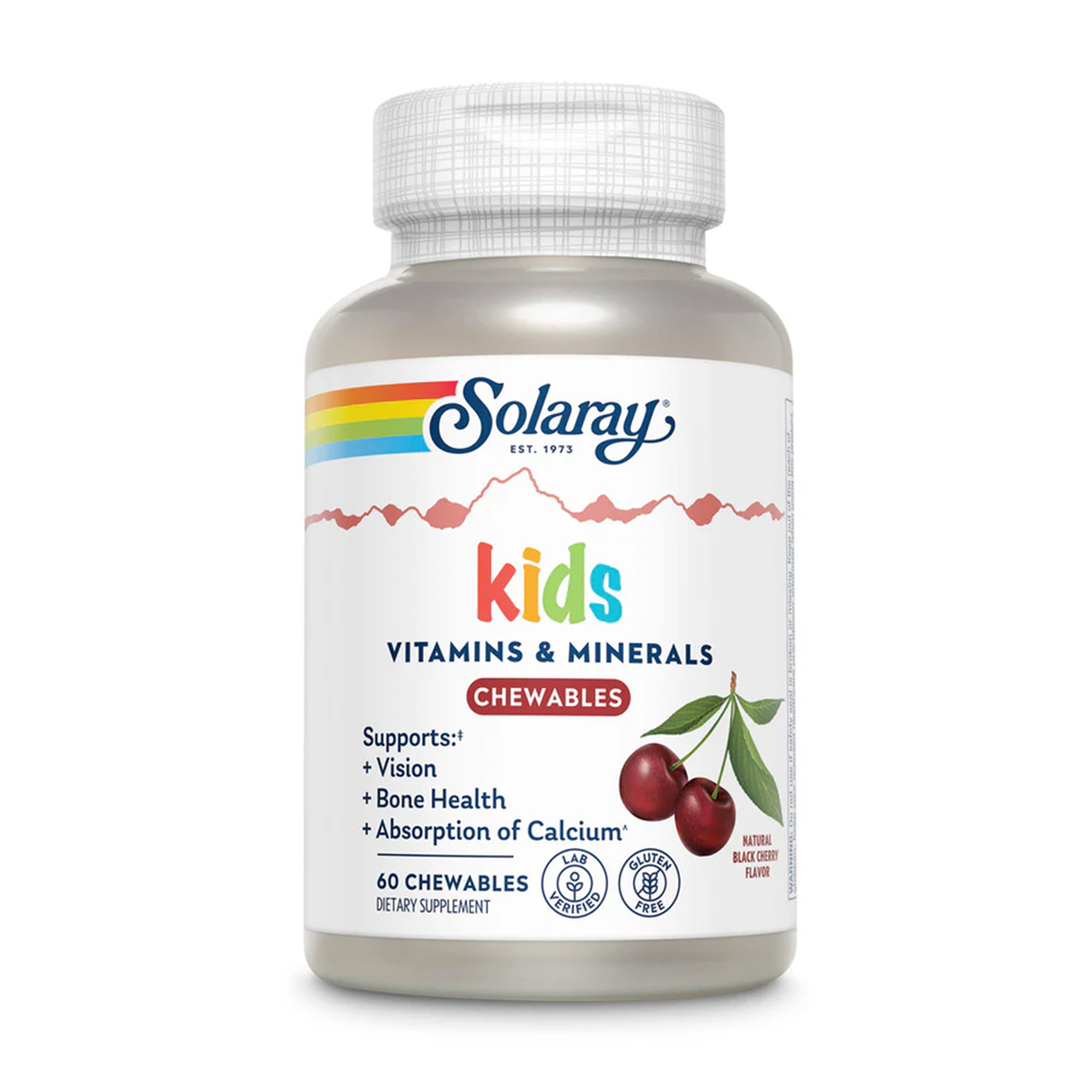 Solaray, Kids Vitamins & Minerals Chewable - 60 Chewables