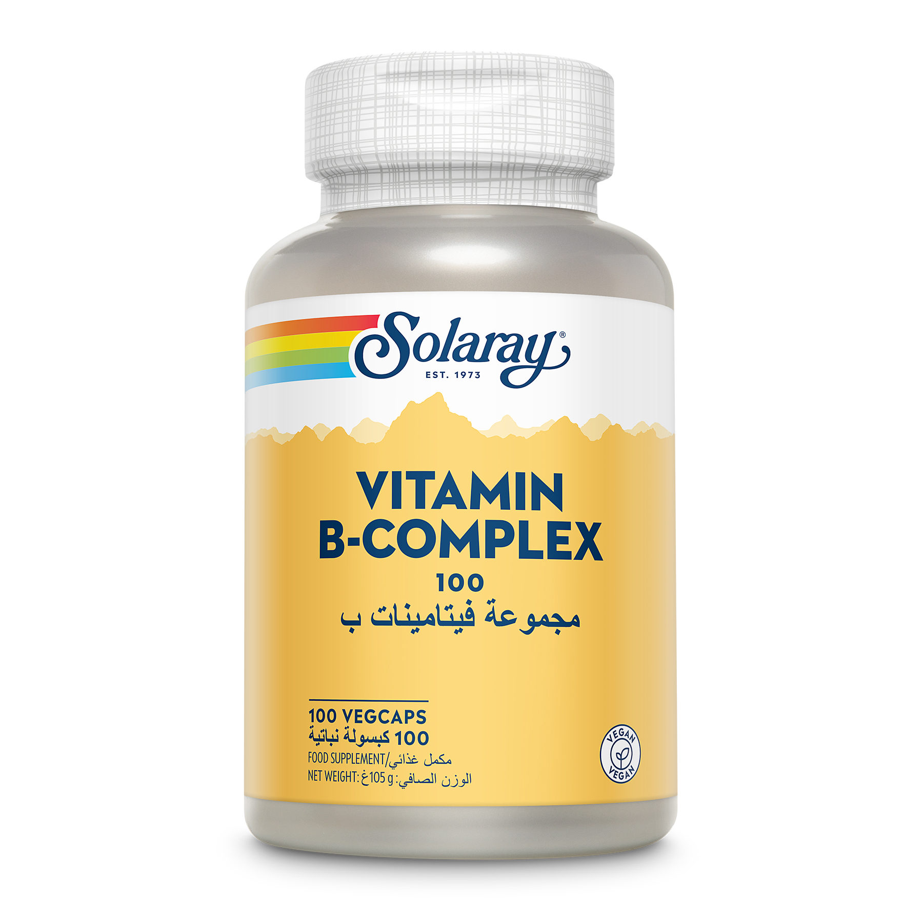 Solaray, Vitamin B-Complex 100 mg - 100 Capsules