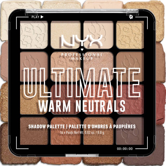 NYX Ultimate Shadow Palette Warm Neutrals