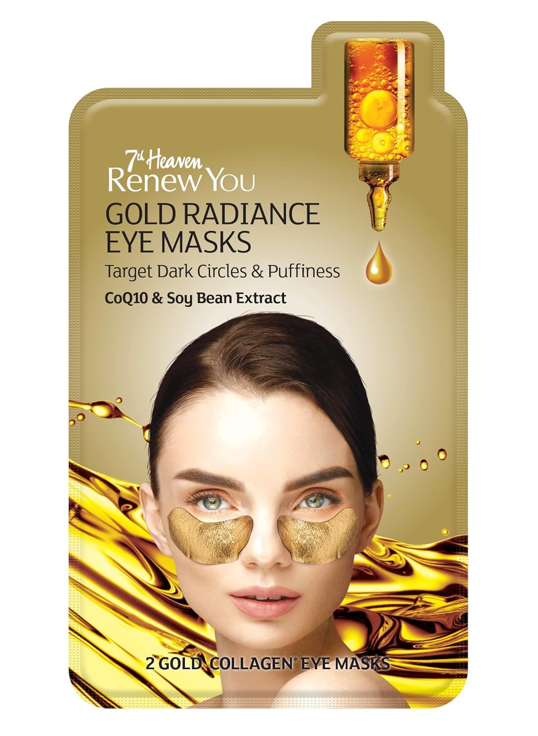 7th Heaven Renew You Gold Radiance Eye Masks 16 ml