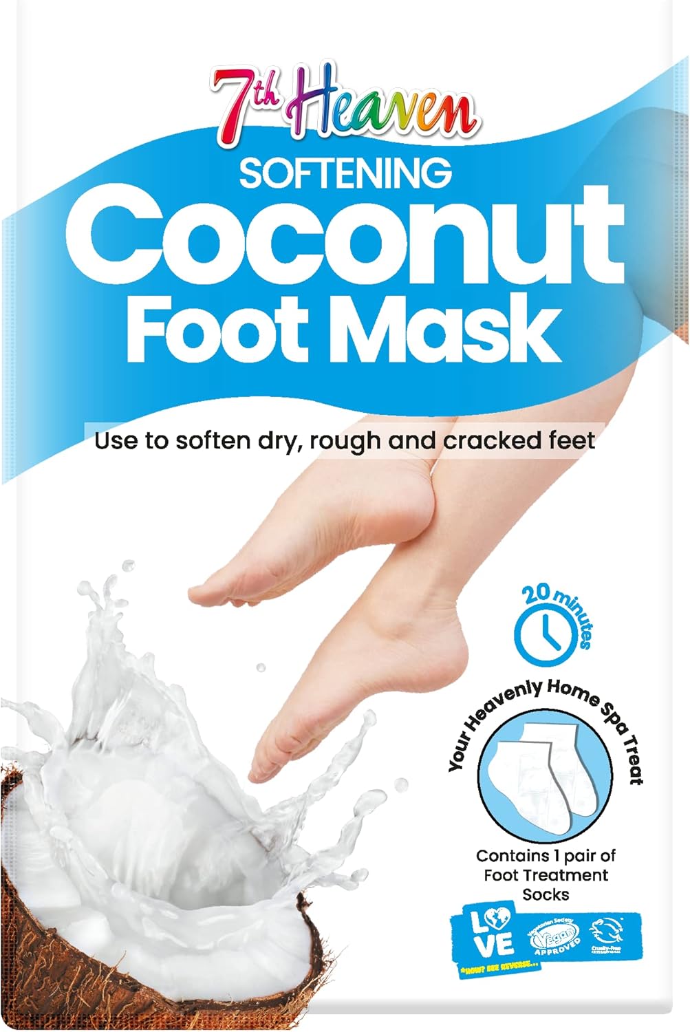 7th Heaven Coconut Foot Mask 32 ml