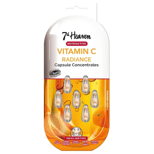 7Th Heaven Nutriactive VitC Radiance Capsul Concentrate 14Gm
