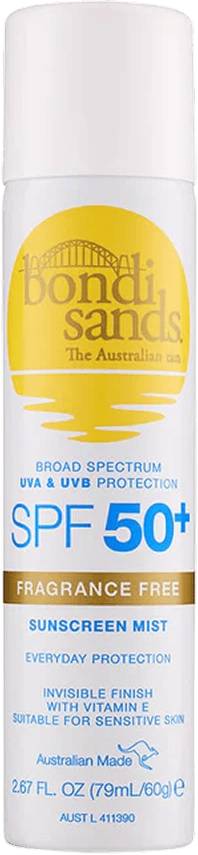 Bondi Sands Spf 50 Fragrance Free Face Mist 60 ml