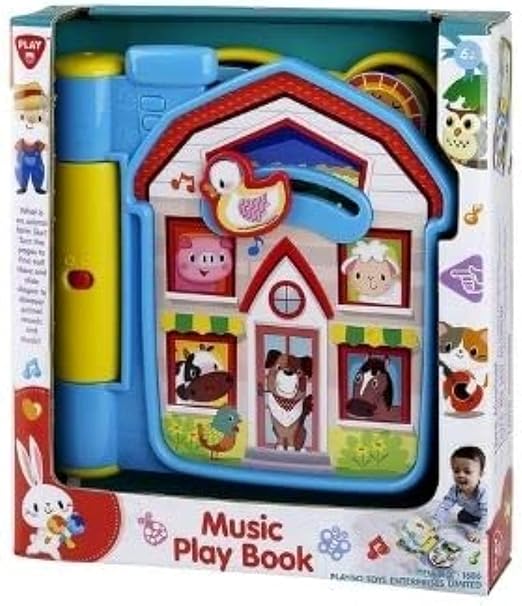 PlayGo Music Play Book B/O – Interactive Sound Book for Babies, Ages 6 Months+