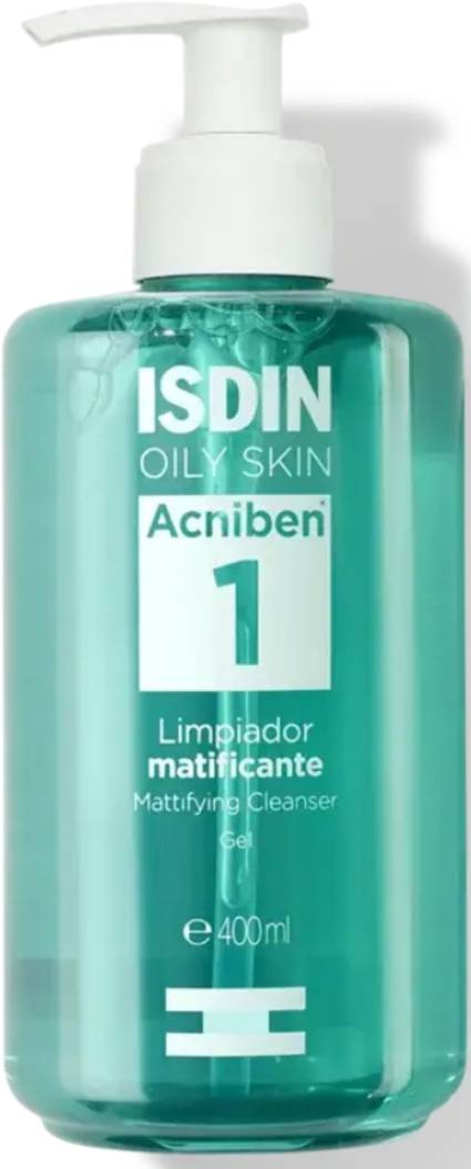 ISDIN Acniben Oily Skin Mattifying Cleanser Gel 400 ml