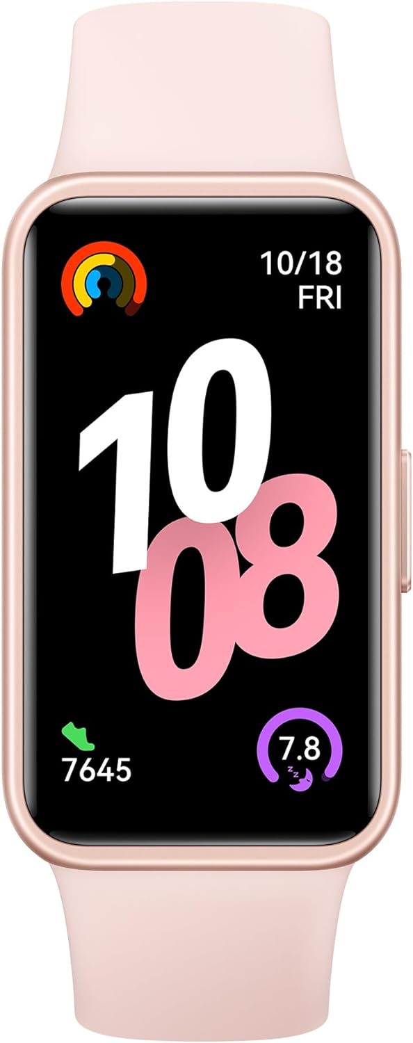 Huawei Band 10 Pink Fluoroelastomer Pink Strap 55020eel