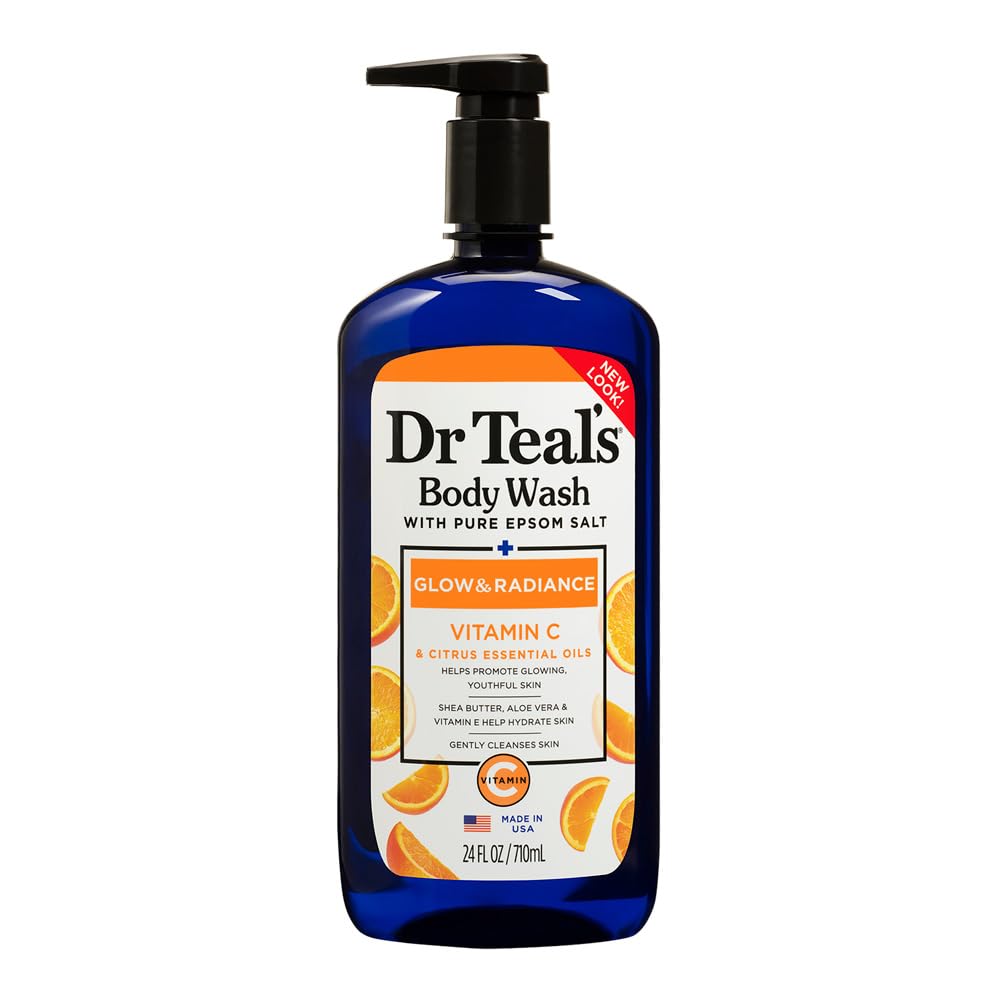 Dr Teal Epsom Salt Body Wash - Vitamin C & Citrus Oils 710Ml