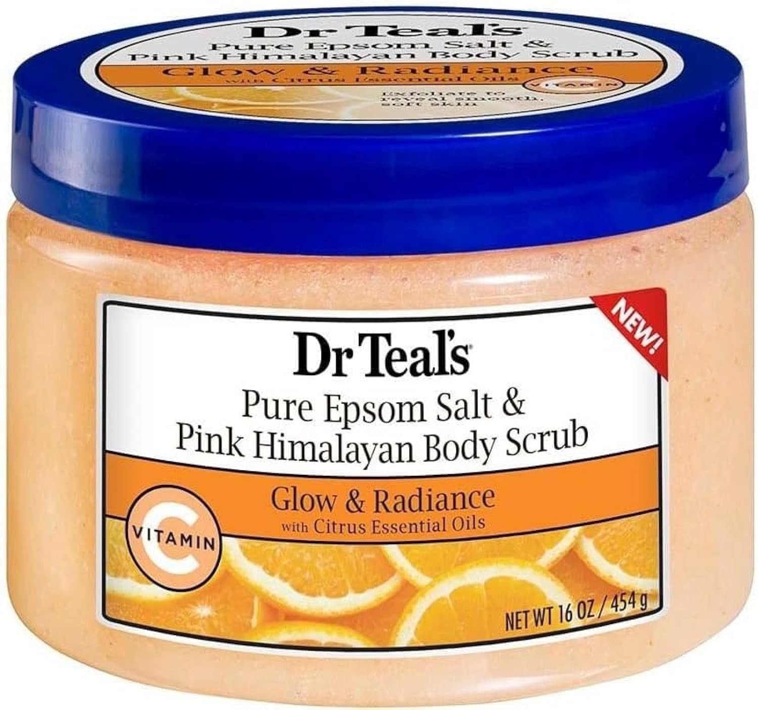 Dr Teal'S Epsom Salt Body Scrub Vitamin C 454G