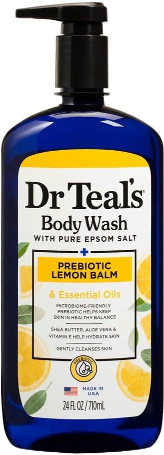 Dr Teal'S Epsom Salt Body Wash - Prebiotic Lemon Balm 710Ml