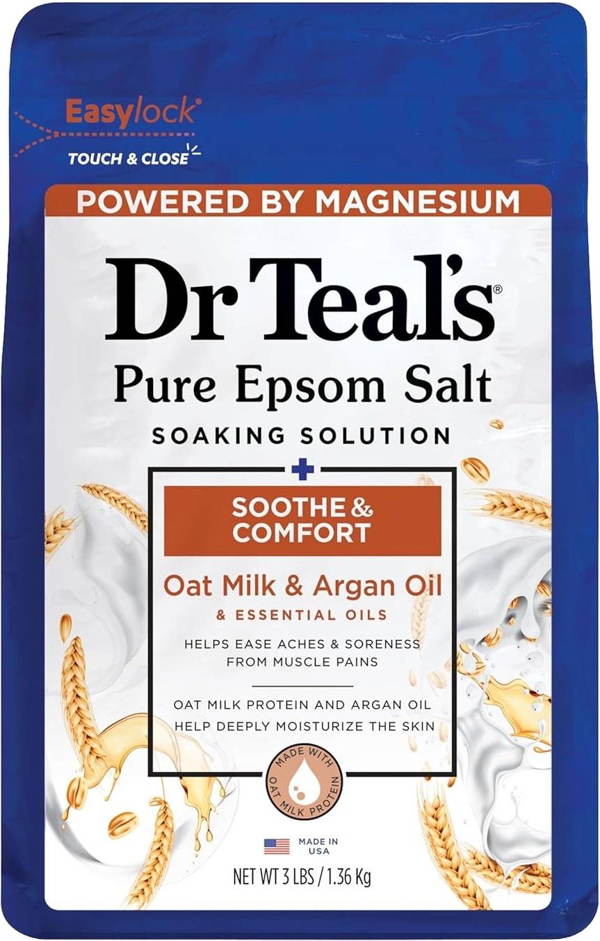 Dr Teal'S Epsom Bath Salt Oat Milk & Argan Oil 1.36Kg