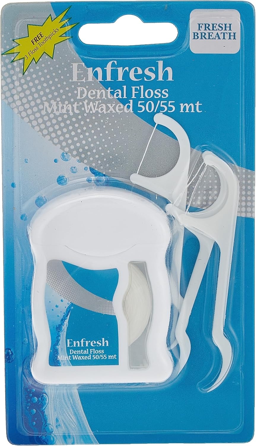 Enfresh Dental Floss Mint Waxed 50/55M