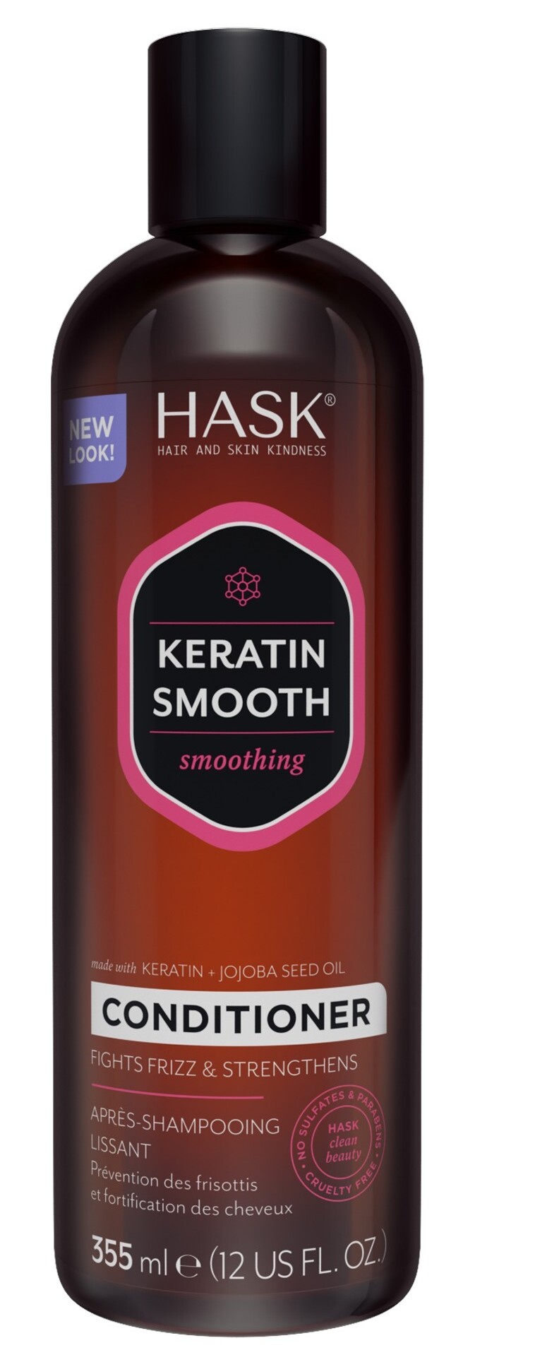 Hask Keratin Protein Smoothing Conditioner 355Ml