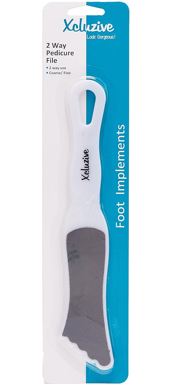 Xcluzive 2-Way Pedicure File (Coarse/Fine)