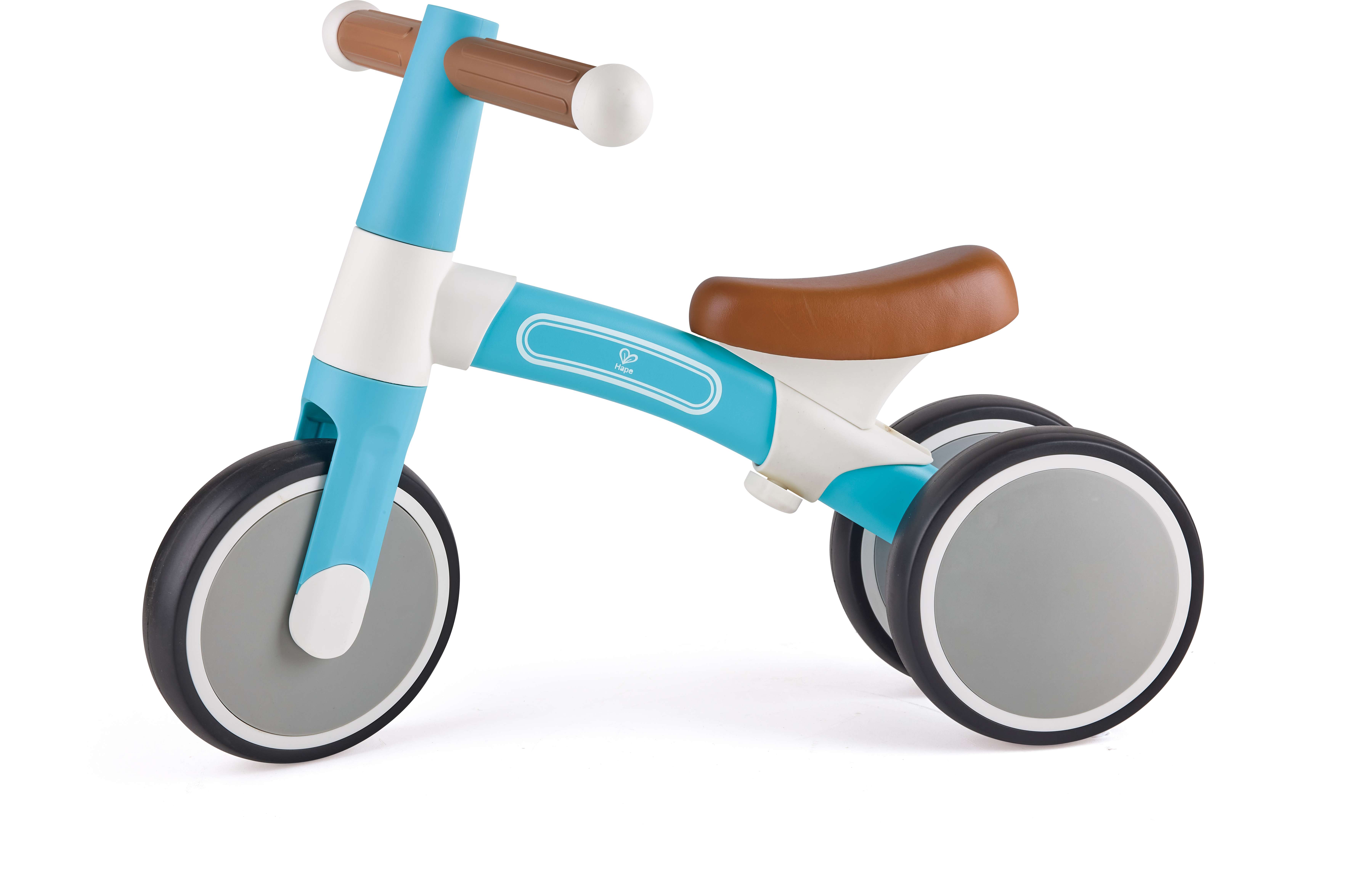 Hape Toddler Ride-On Balance Bike in Light Blue – Lightweight Design with Adjustable Seat – 18M+