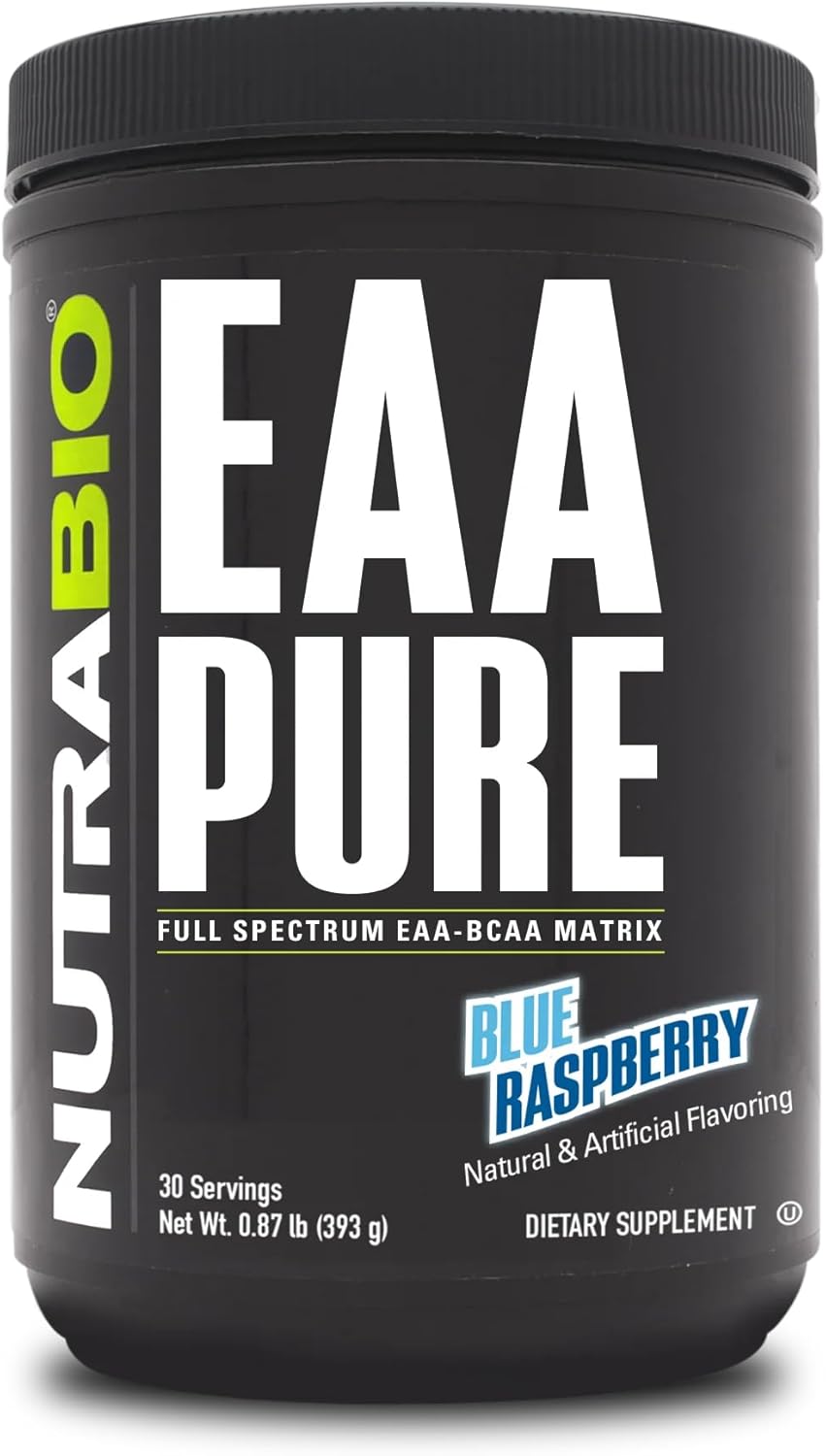 Nutrabio Eaa Pure Blue Raspberry - 30 Servings
