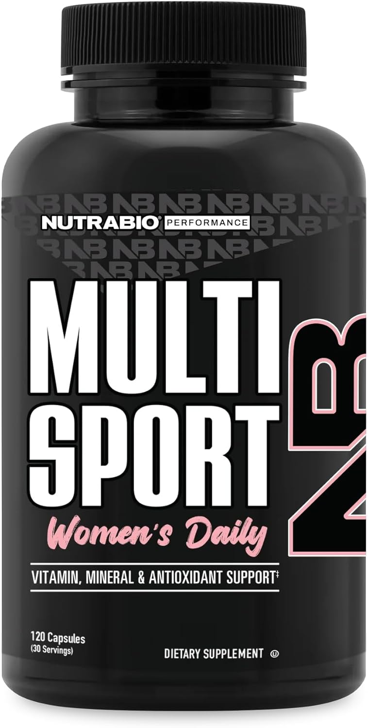 Nutrabio Multi Sport For Women - 120 Vegetable Capsules