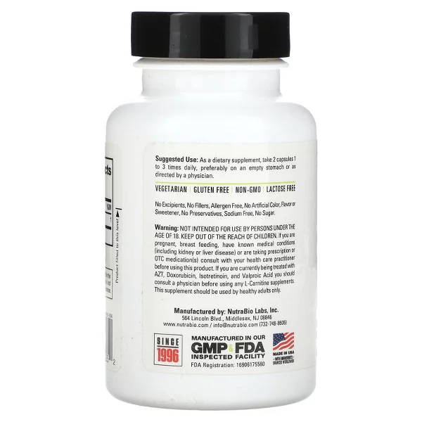 nutrabio acetyl l-carnitine 500 mg Buy L-Carnitine 3000 Extreme PEAU MIXTE Size:Pack of 14 Sachets