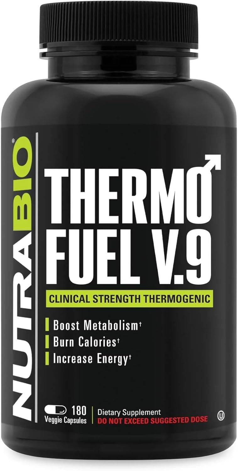 Nutrabio Thermofuel V.9 For Men - 180 Vegetable Capsules