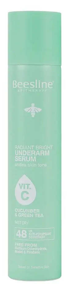 Beesline Radiant Underarm Serum Cucumber + Green Tea 150Ml