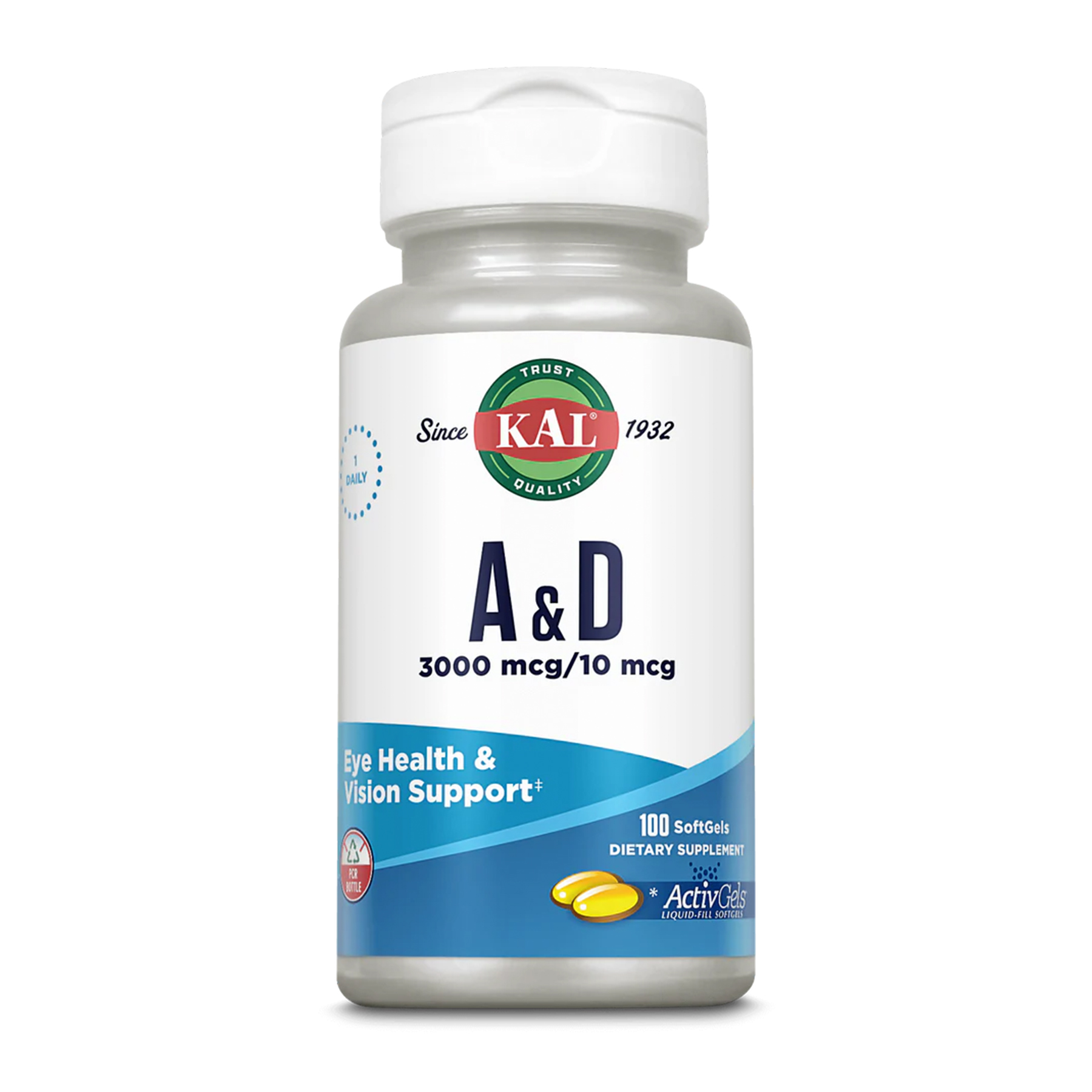 Kal  A & D - 100 Softgels