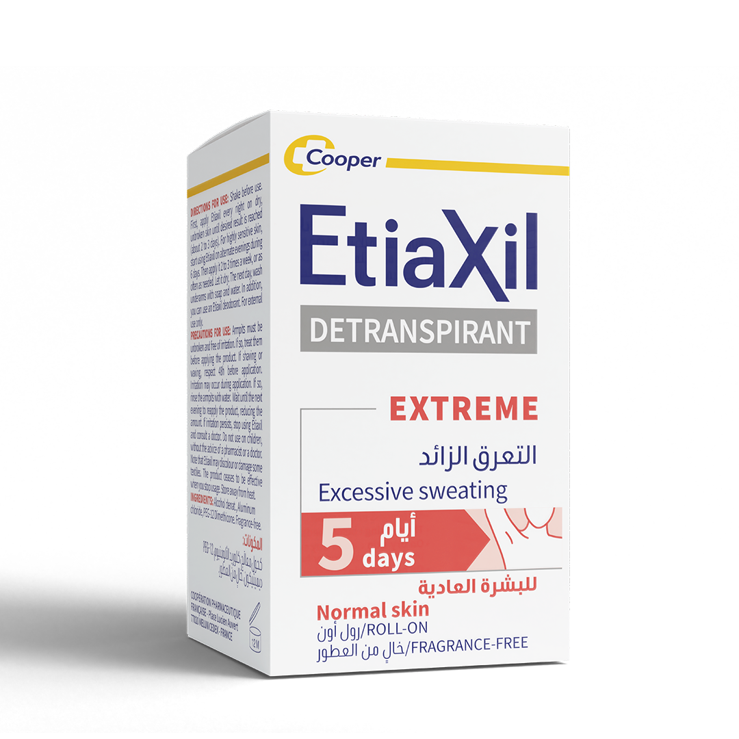 إتياكسيل للتعرق الزائد للبشرة العادية رول أون 15 مل