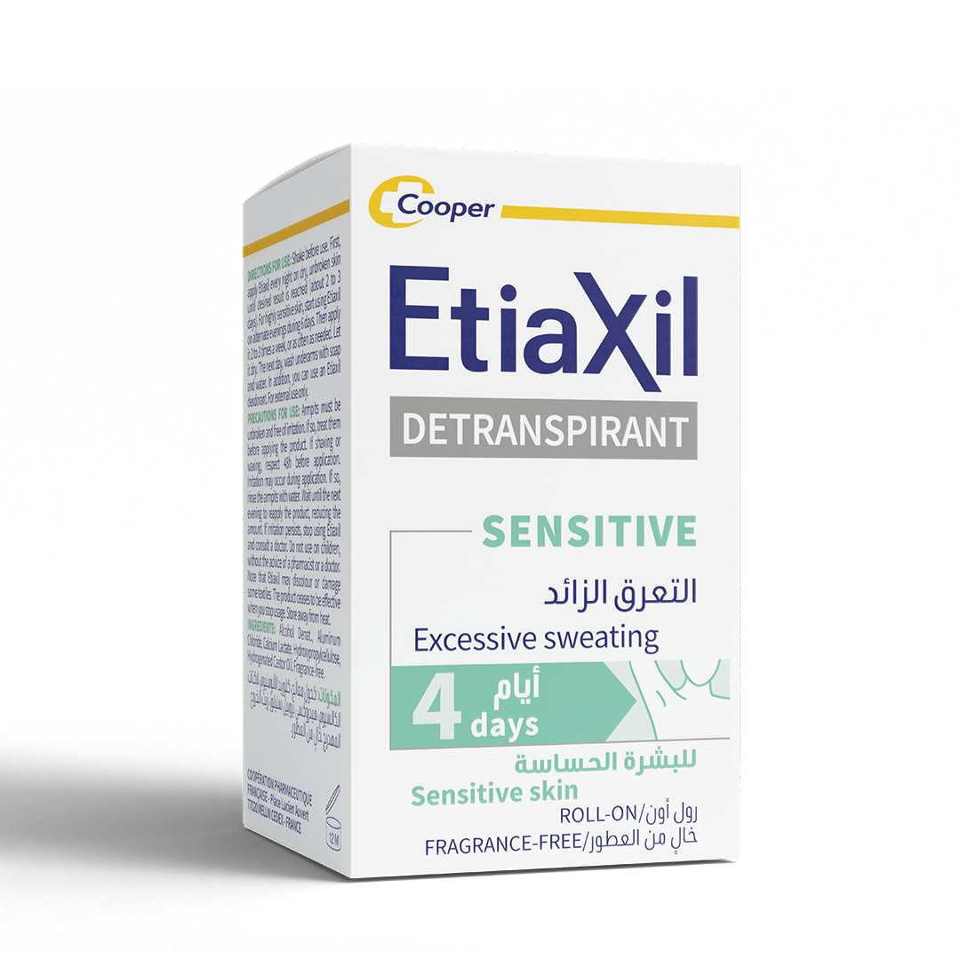 إيتياكسيل مزيل عرق الإبطين رول أون للبشرة الحساسة 15 مل