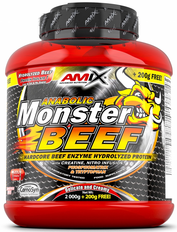 Amix Monster Beef Protein 2000 G +200 G Free Forest Fruits