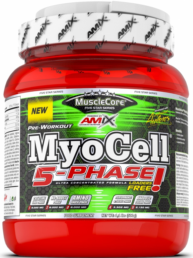 Amix Myocell 5 Phase 500 G Fruit Punch