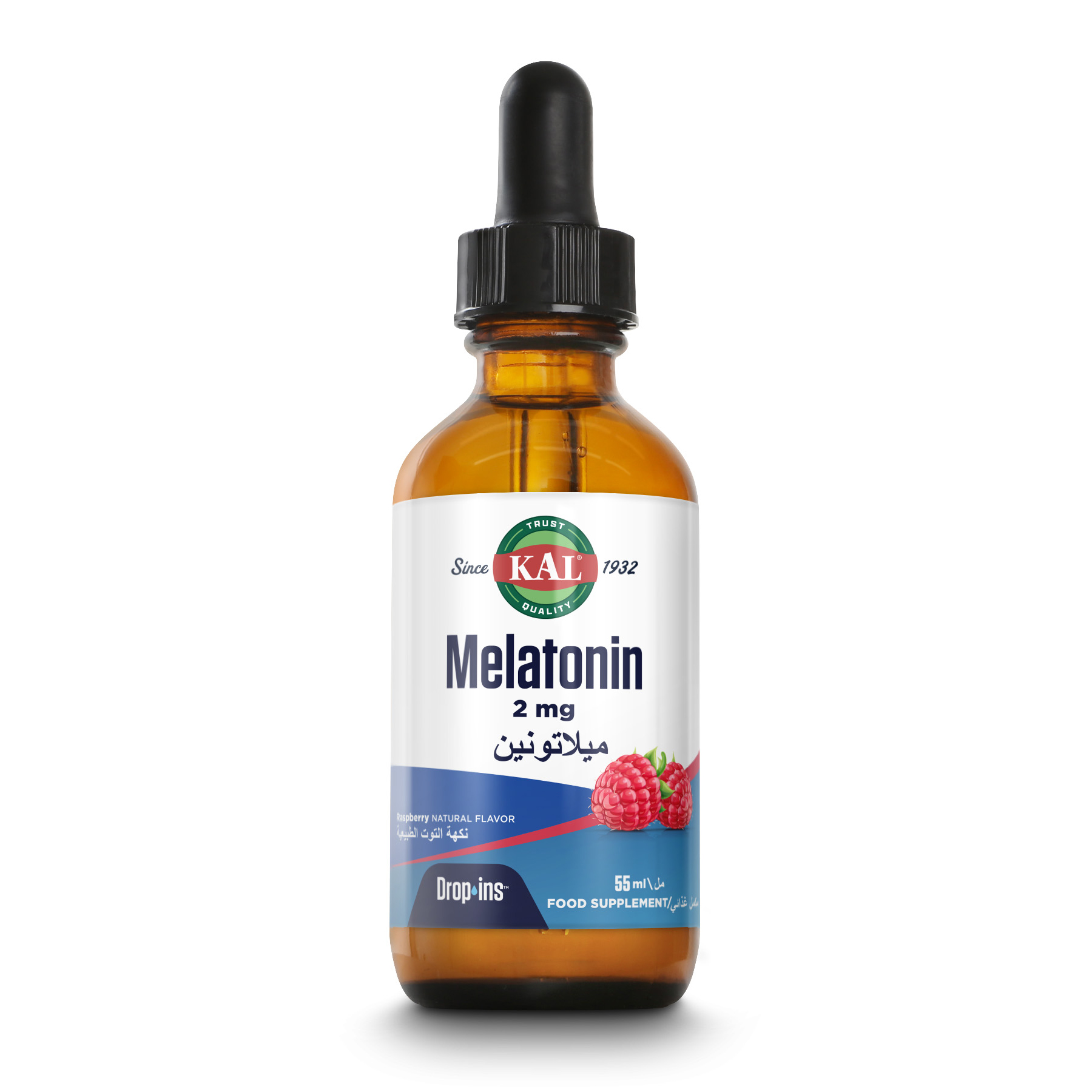 Kal Melatonin 2 Mg - Raspberry 55 ml