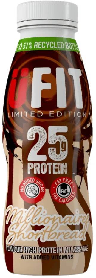 U Fit 25g High Protein Shake Millionaire 10 - 330 ml