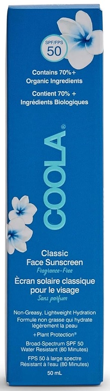 Coola Classic Face Sunscreen Spf 50 Fragrance Free 50 ml