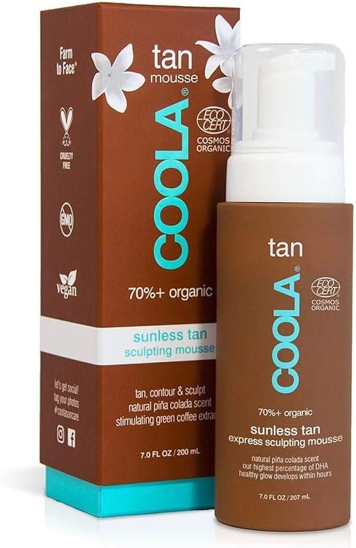 Coola Organic Gradual Sunless Tan Express Sculpting Mousse 207 ml