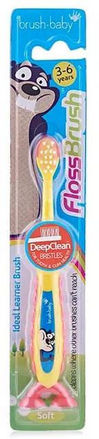 Brush-Baby - Floss Brush Mixed Colors 3-6yrs