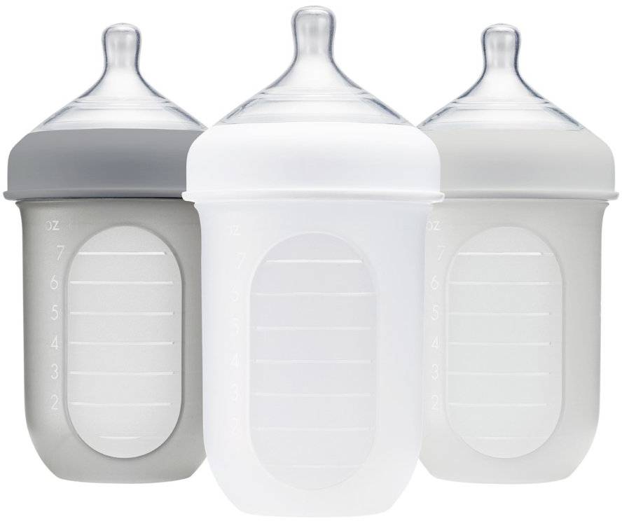 Boon - Nursh 8Oz Bottle 3Pk - Gray Multi