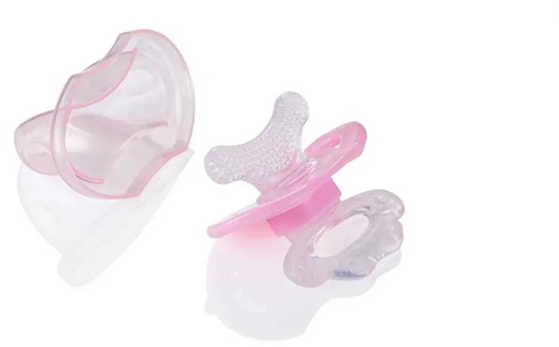 Brush-Baby - Front-Ease Teether Pink