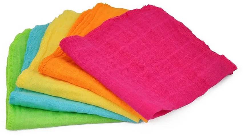 Green Sprouts - Muslin Face Cloths 5Pk Pink