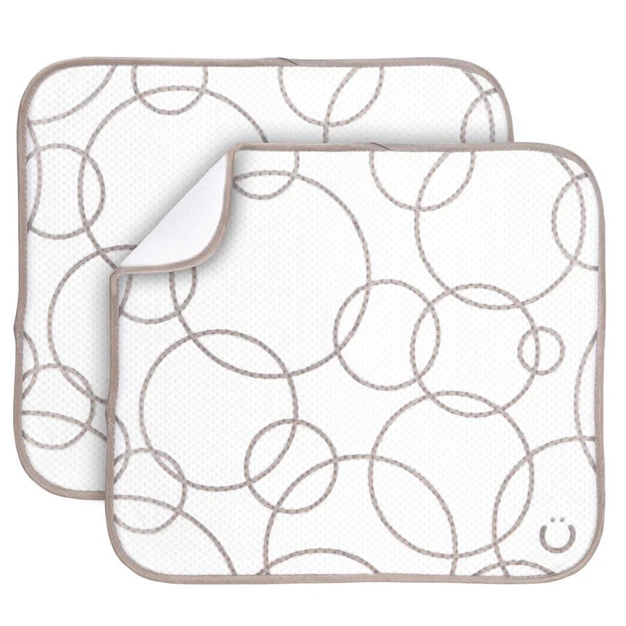Ubbi - Microfiber Drying Mat Taupe 2-Pack