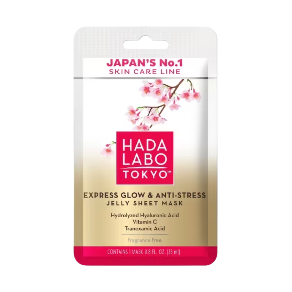 هادا لابو Express Glow And Anti Stress Jelly Sheet Mask 23 مل