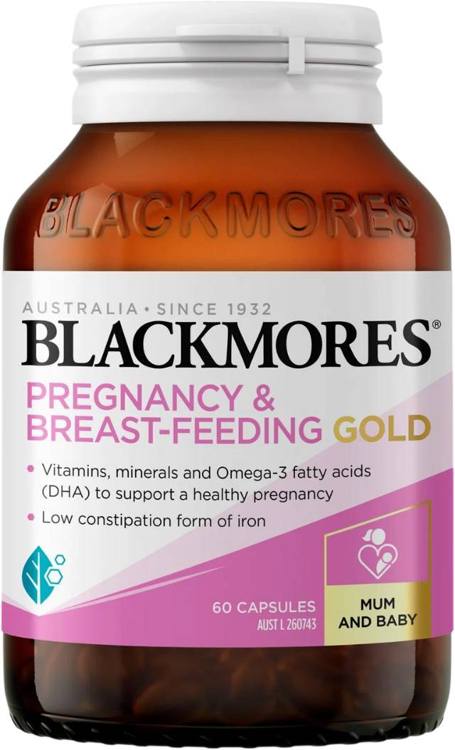 Blackmores Pregnancy & Breast-Feeding Gold - 60 Capsules
