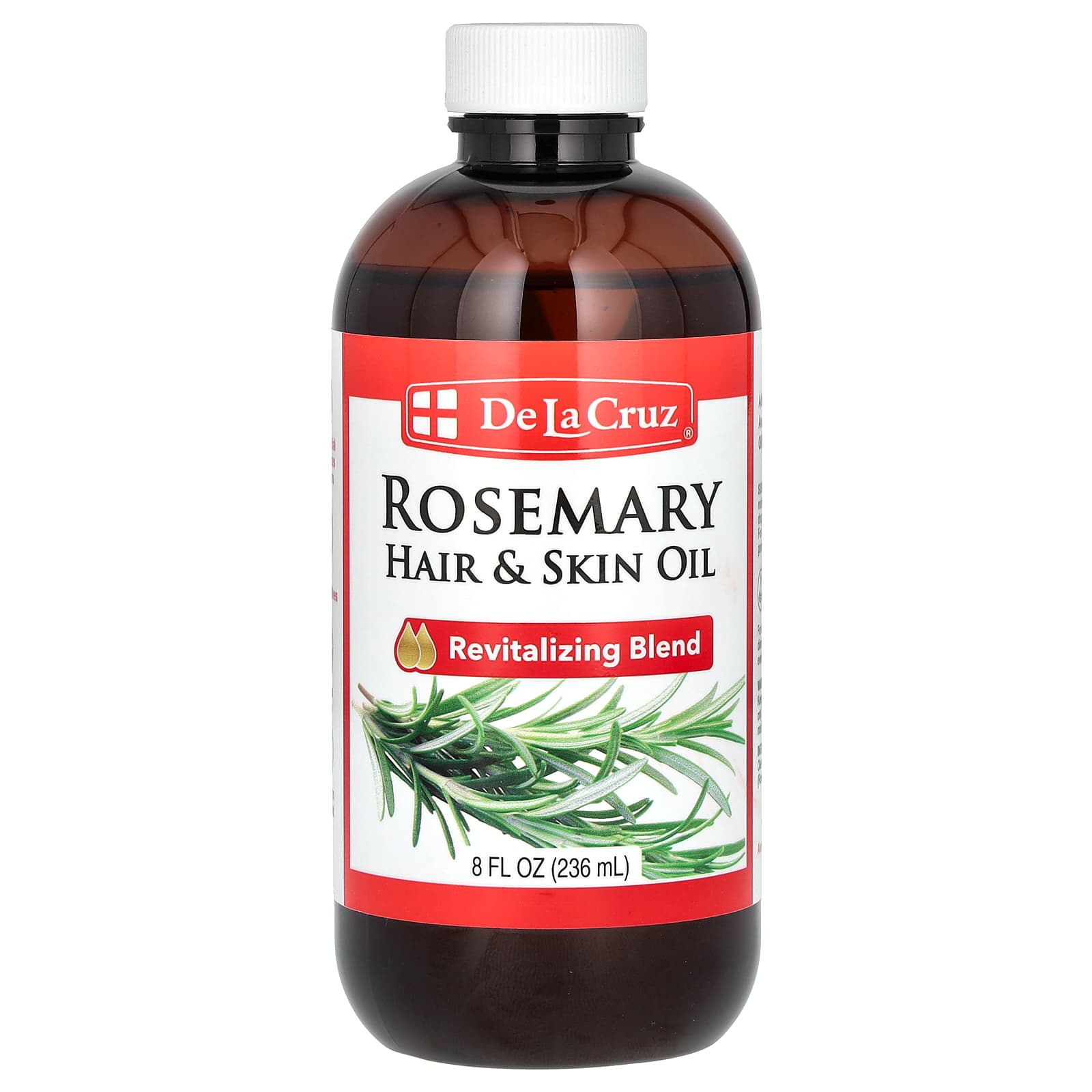 دي لا كروز Oil Of Rosemary Blend For Skin And Hair 8 Fl Oz