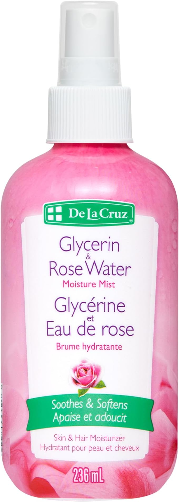 De La Cruz Glycerin And Rose Water 8 Fl Oz