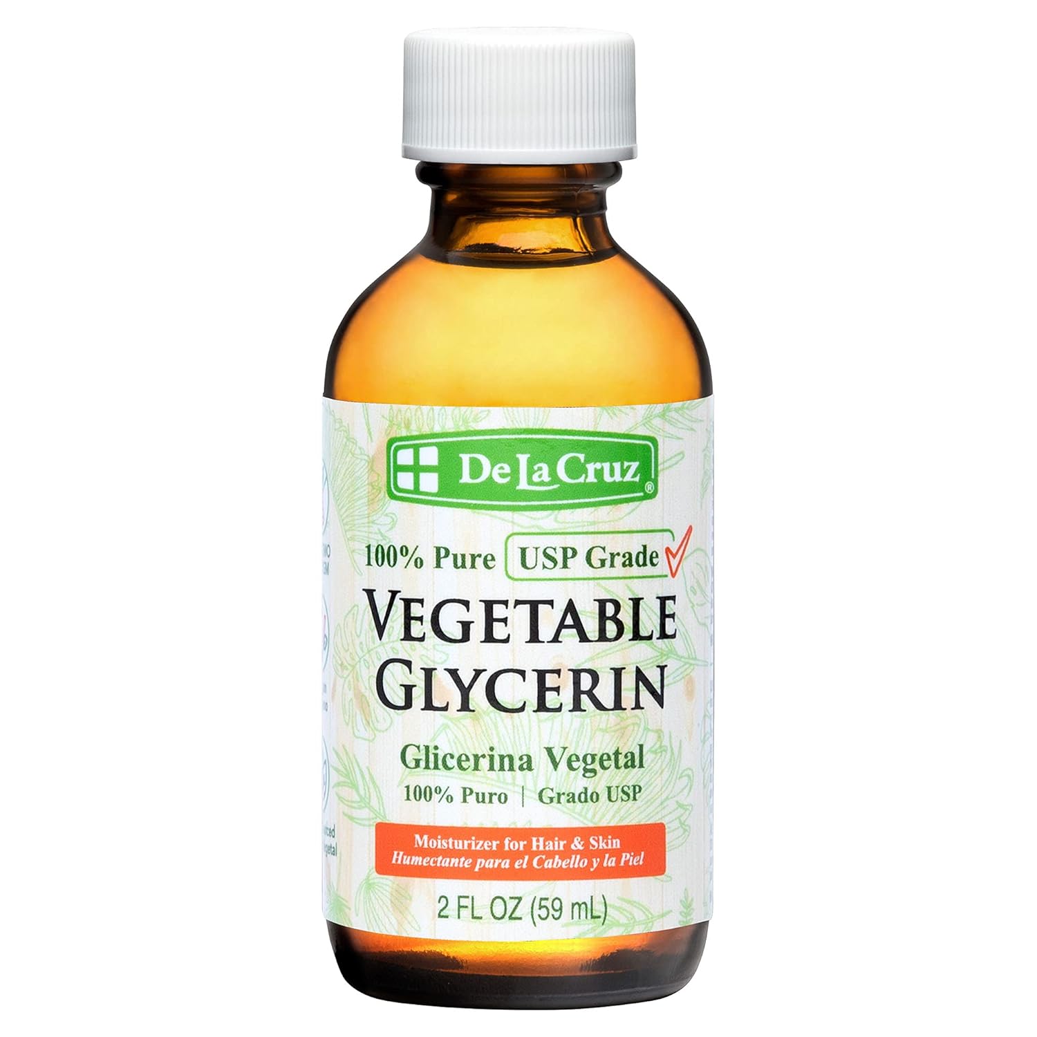 De La Cruz Vegetable Glycerin 2 Fl. Oz.