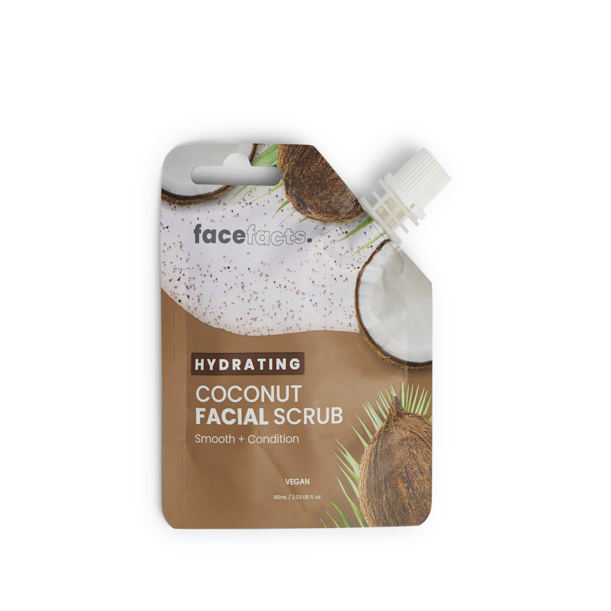 Face Facts Facial Scrub Coconut 60 ml