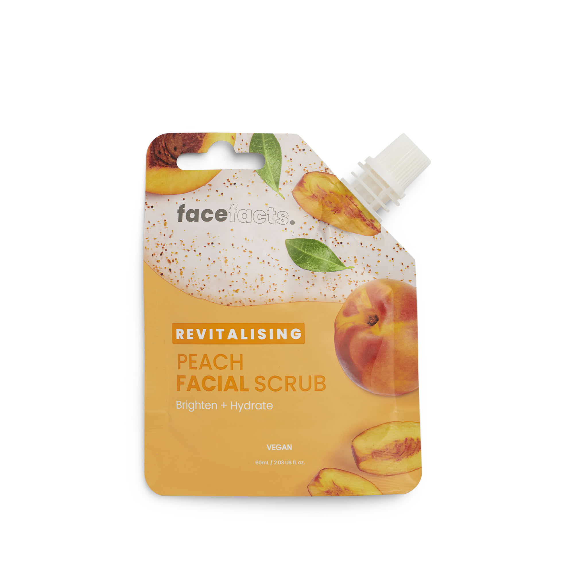 Face Facts Facial Scrub Peach 60 ml