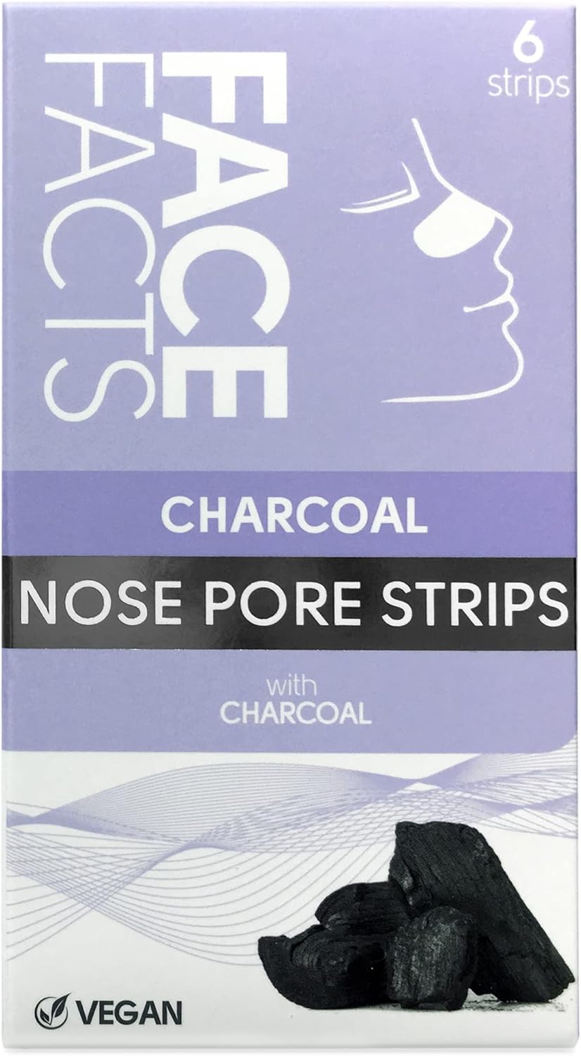 Face Facts Nose Pore Strips Charcoal × 6